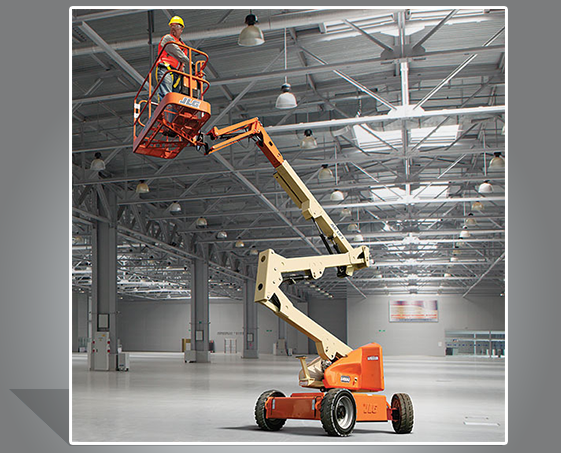 JLG E450AJ Zglobna korpa za rad na visini